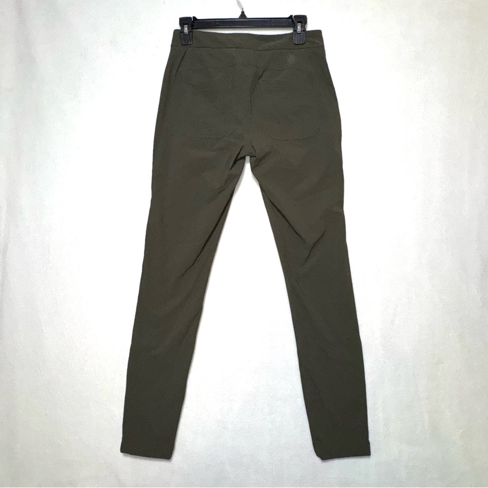 Athleta Wander Skinny Pants olive green Low-rise Women’s Size 4 - Picture 9 of 12